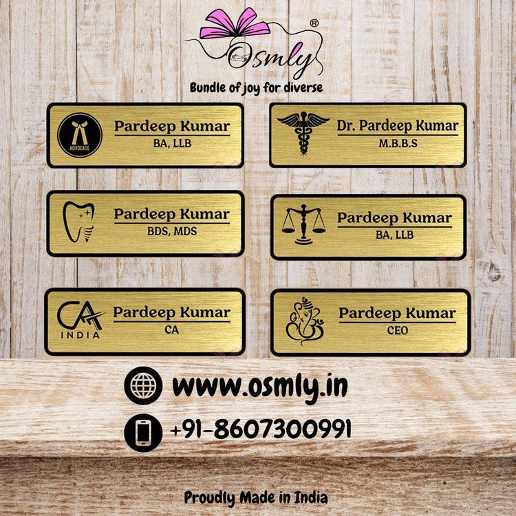 Door Name Plates - OSMLY