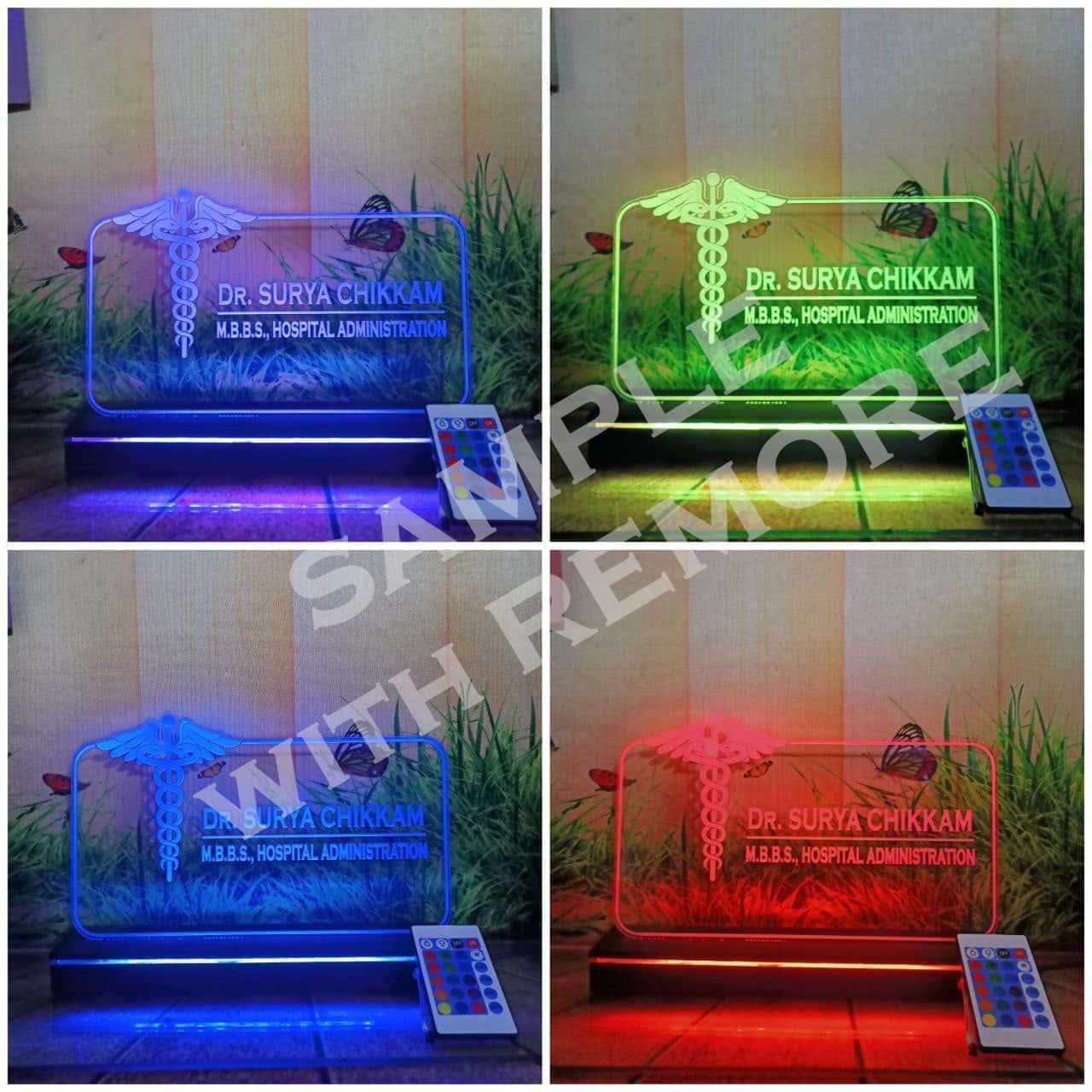 Acrylic Advocate Sign Lamp - OSMLY