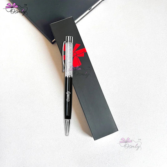 Crystal Diamond Black Ball Pen - OSMLY