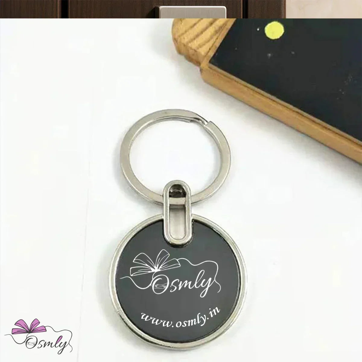 Round Shape Metal Keychain - OSMLY