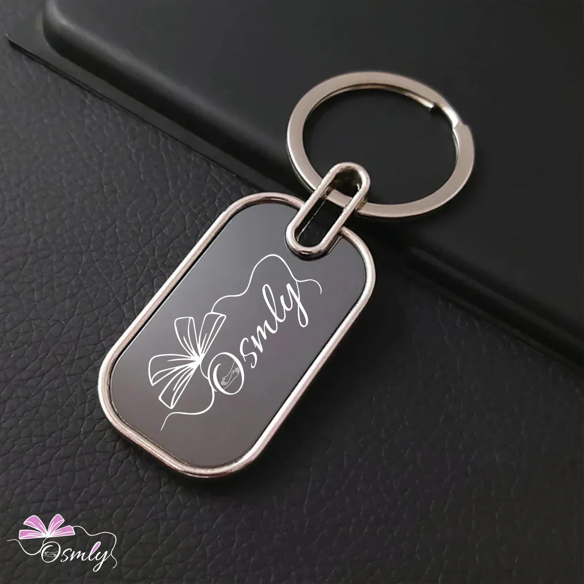 Metal Keychain with Rounded Edges - OSMLY