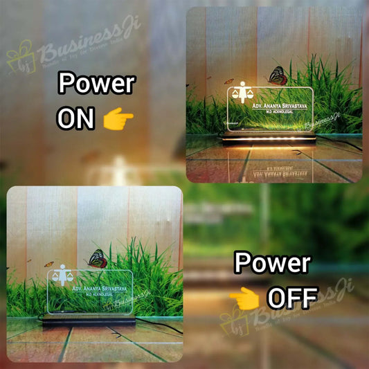 Acrylic Advocate Sign Lamp - OSMLY