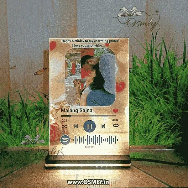 Love Rose Spotify LED Plaque - OSMLY
