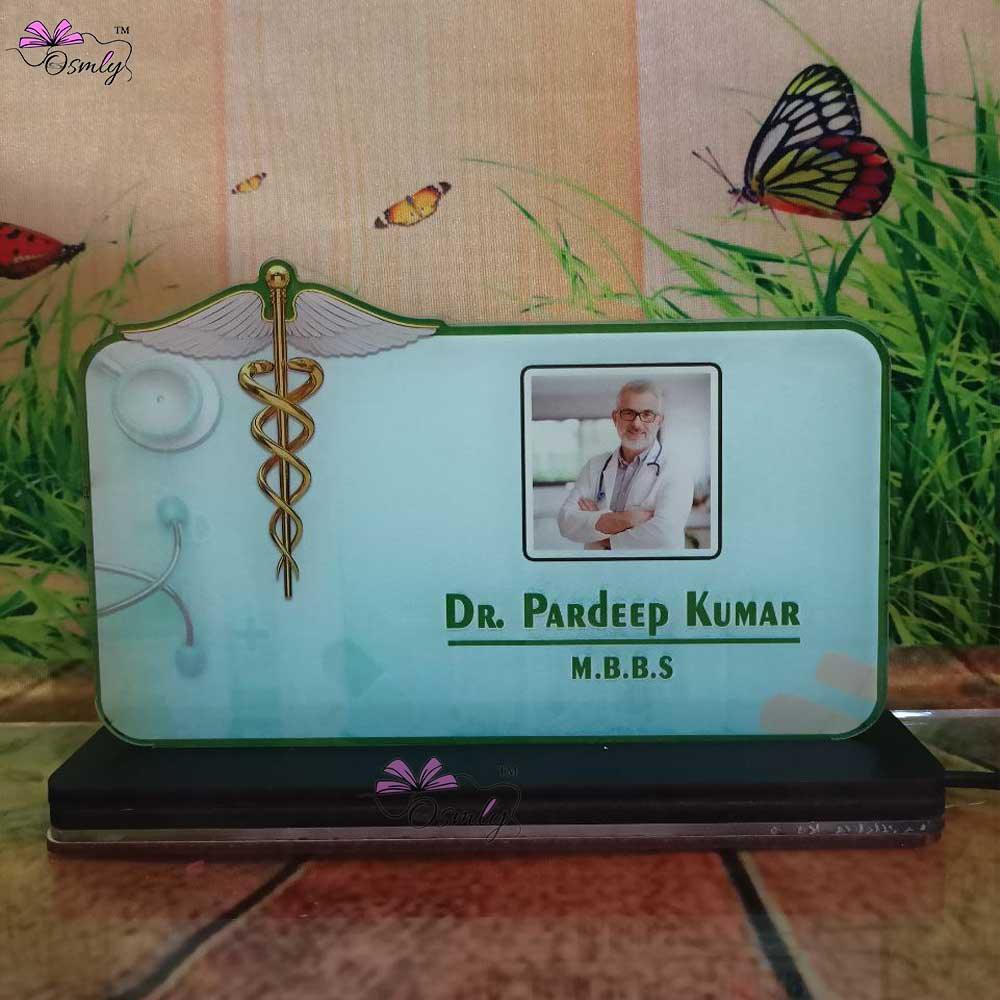 Customized UV Printed Doctor Name Plate - OSMLY