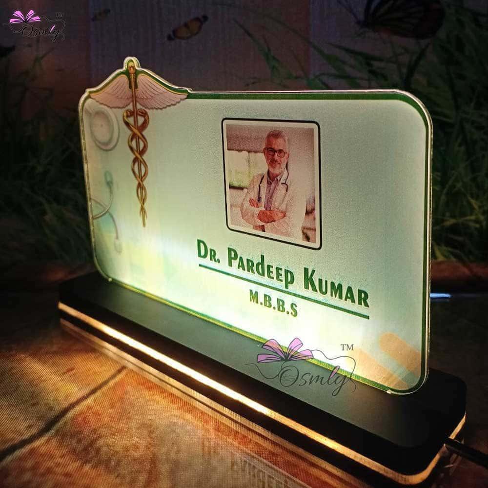 Customized UV Printed Doctor Name Plate - OSMLY
