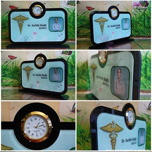 Acrylic Clock Name Plate for Doctor - OSMLY