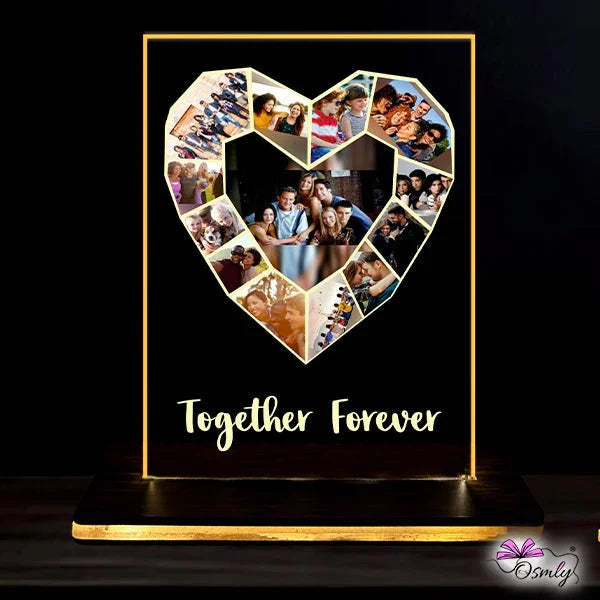 Acrylic Heart LED Collage - OSMLY