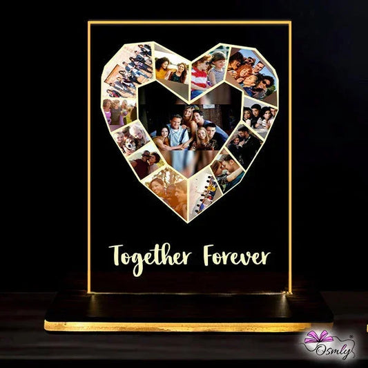Acrylic Heart LED Collage - OSMLY