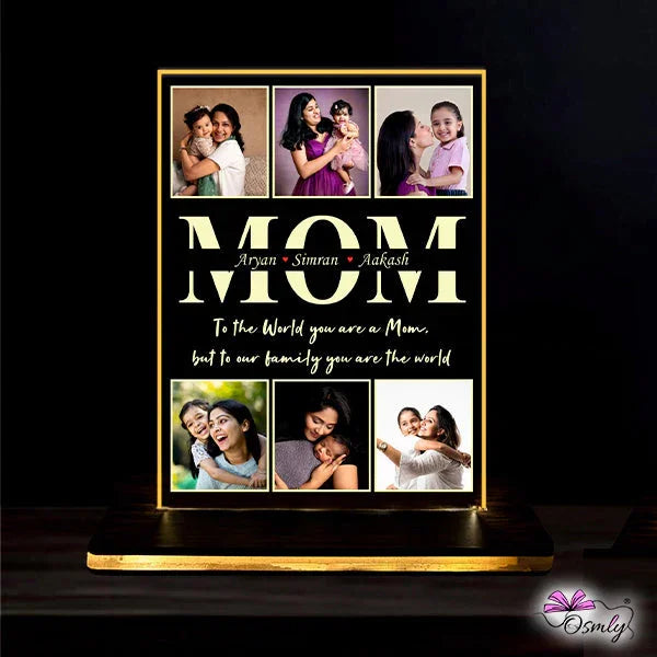 Mom Acrylic LED Lamp - OSMLY