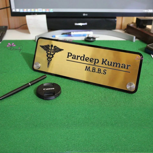 Acrylic Table Name Plate - OSMLY