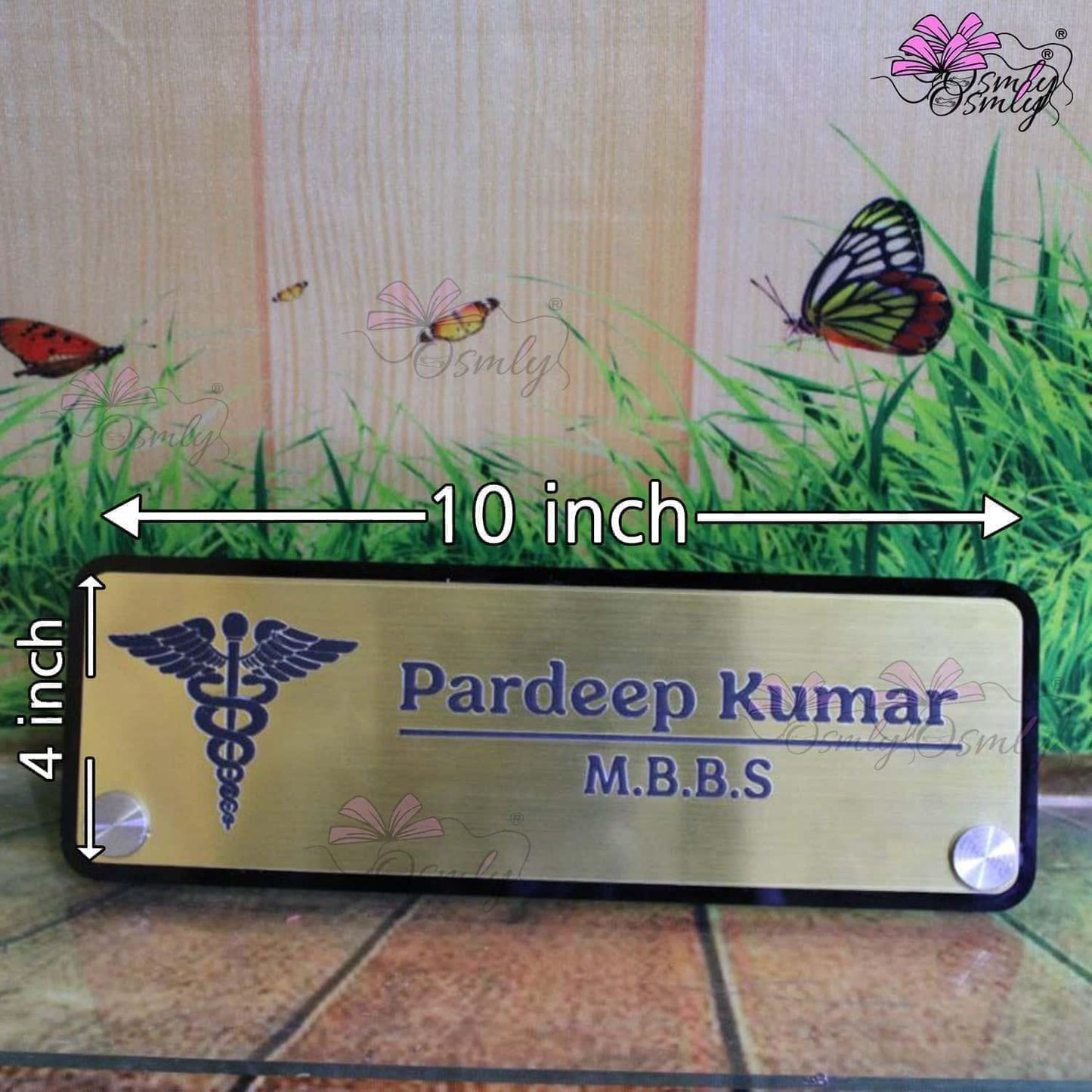 Acrylic Table Name Plate - OSMLY