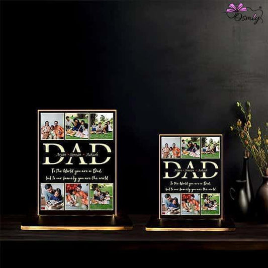 Acrylic Dad LED Plaque - OSMLY