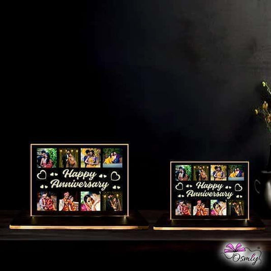 Acrylic Happy Anniversary Lamp - OSMLY