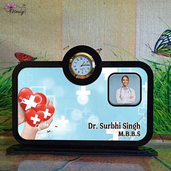 Heart Doctor Clock Plaque - OSMLY