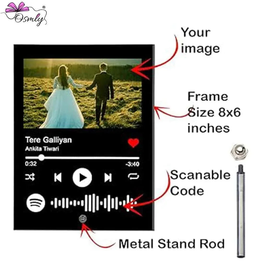 Acrylic Spotify QR Frame - OSMLY