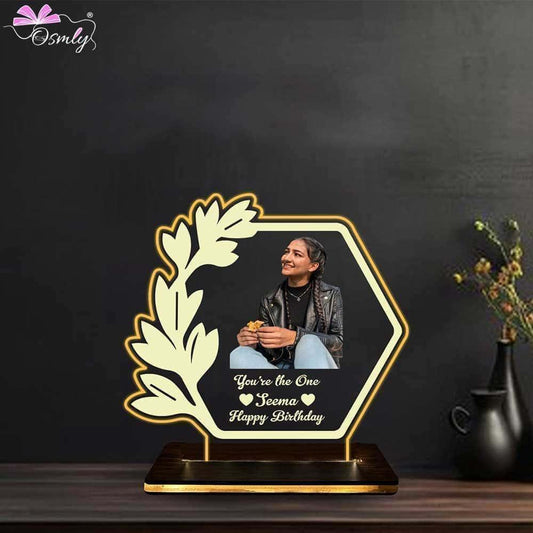 Acrylic Flower Photo Plaque - OSMLY