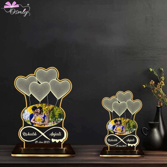UV Printed Couple Acrylic Lamp - OSMLY