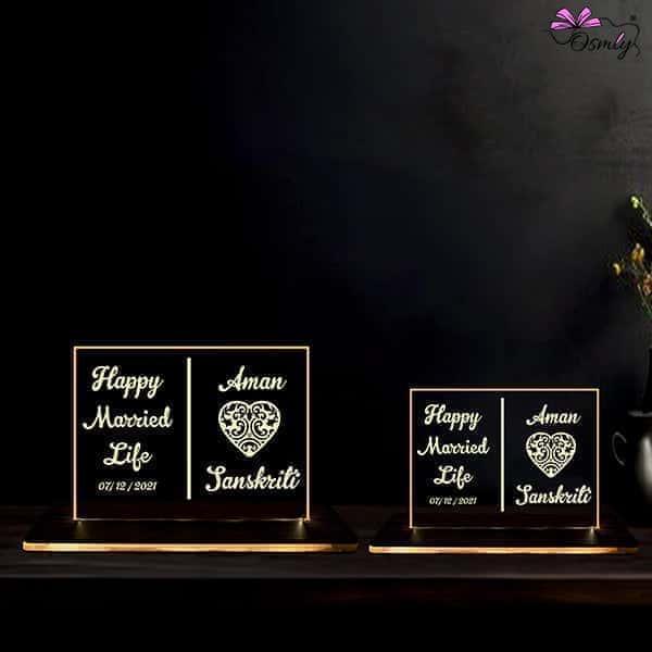 Happy Married Life LED Lamp - OSMLY