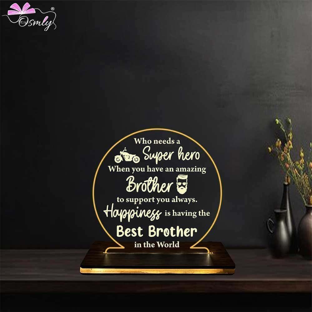 Super Hero Brother Acrylic Lamp - OSMLY