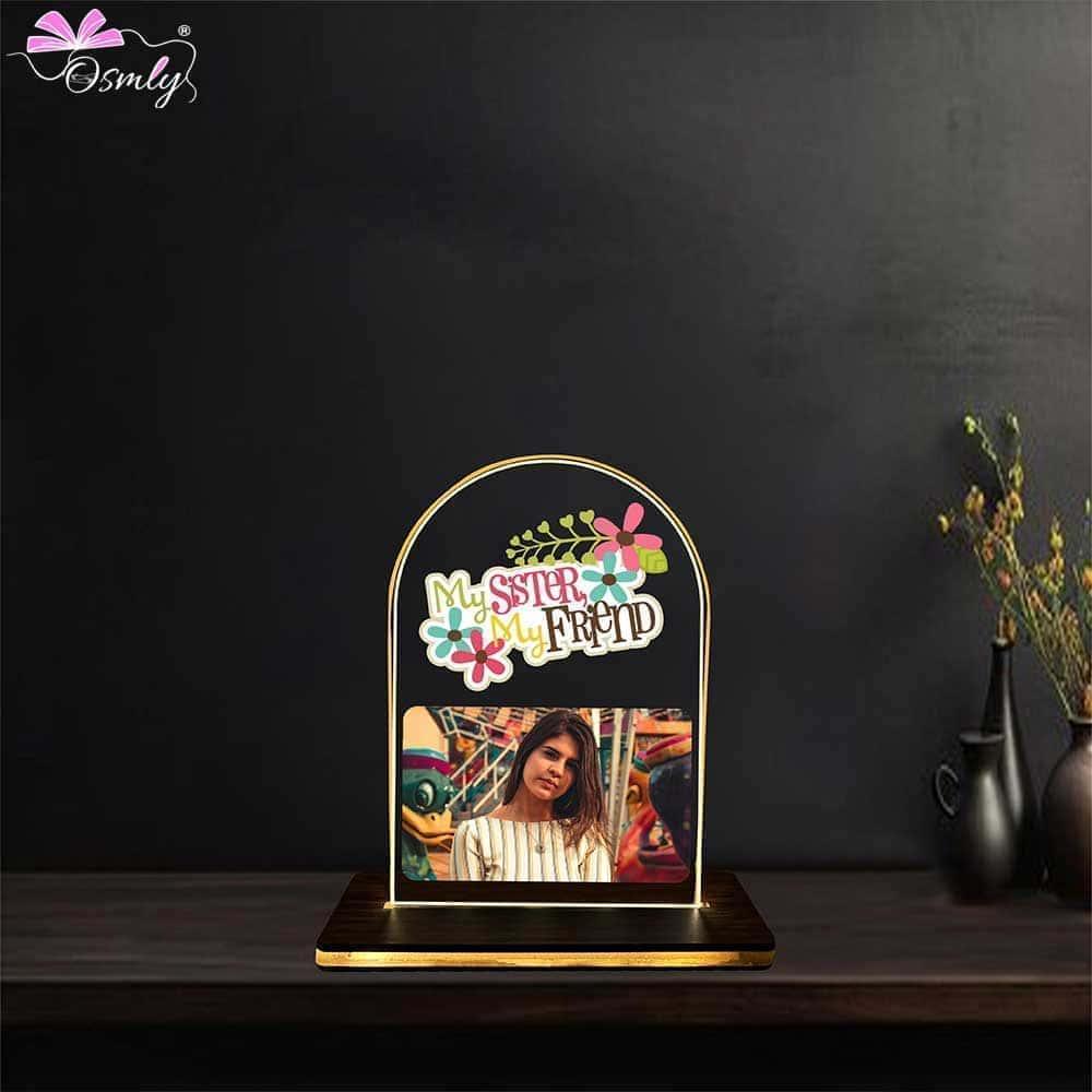 My Sister My Friend LED Acrylic Lamp - OSMLY