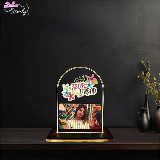 My Sister My Friend LED Acrylic Lamp - OSMLY