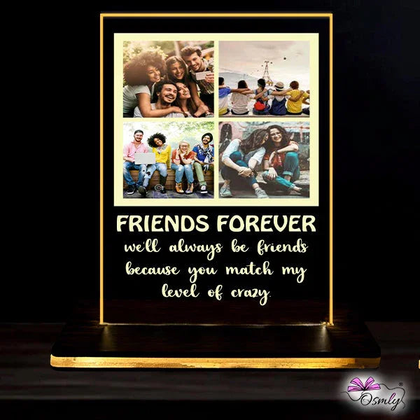 Friends Forever Acrylic LED Lamp - OSMLY