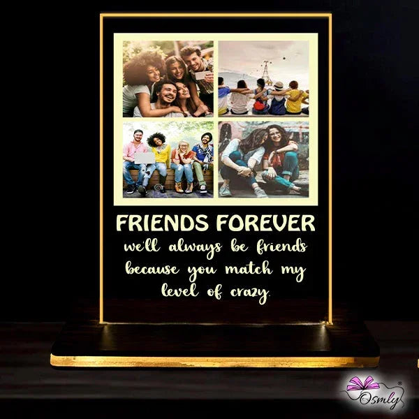 Friends Forever Acrylic LED Lamp - OSMLY