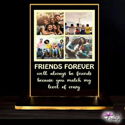 Friends Forever Acrylic LED Lamp - OSMLY