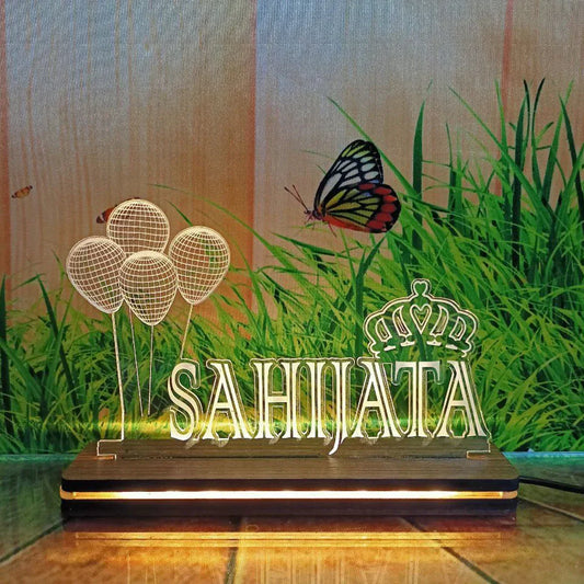 3D illusion Name Standee LED Lamp - OSMLY