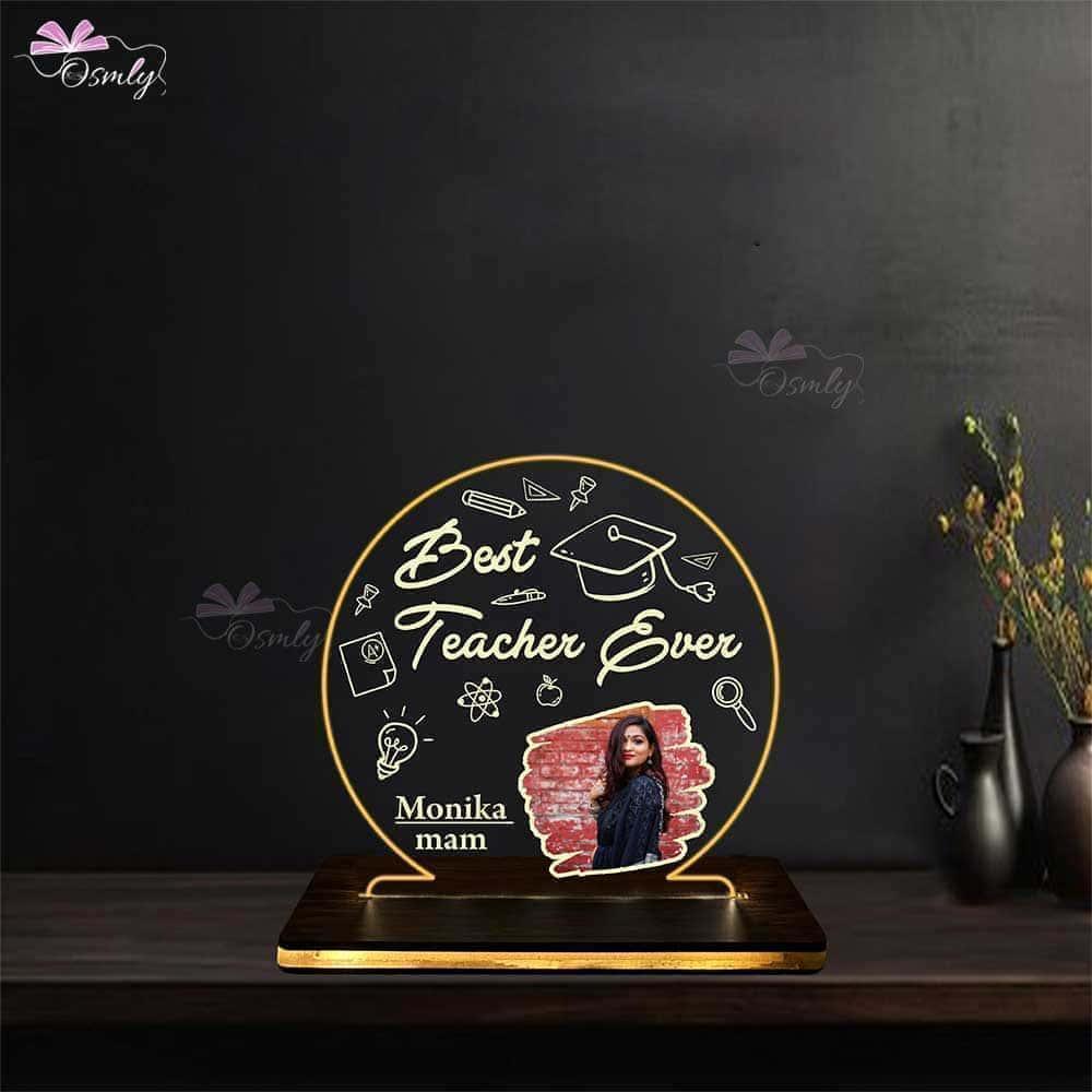 Best Teacher Ever LED Lamp - OSMLY