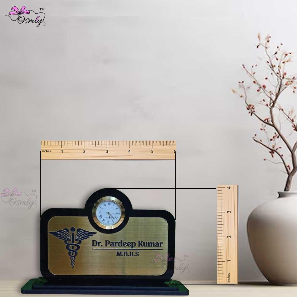 Acrylic Clock Name Plate - OSMLY