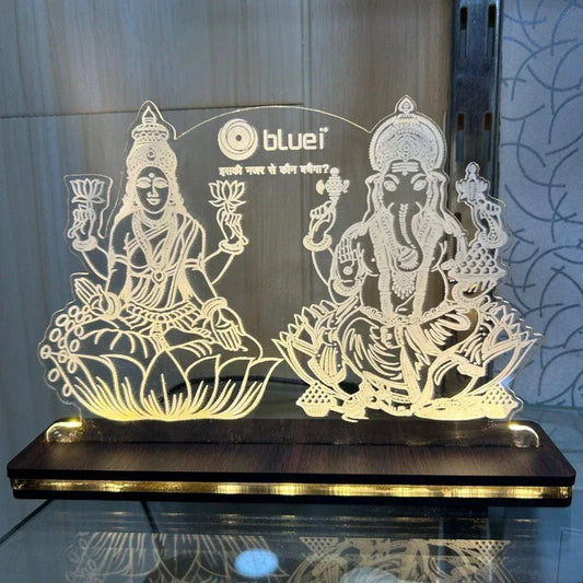 Ganesha Lakshmi LED Lamps Combo - OSMLY
