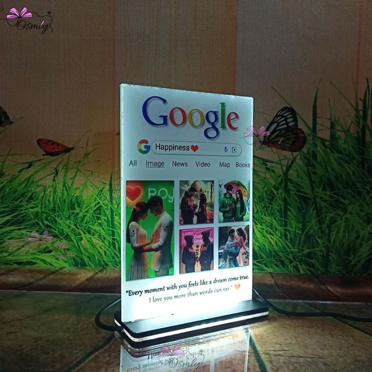 Acrylic Google Theme LED Frame - OSMLY