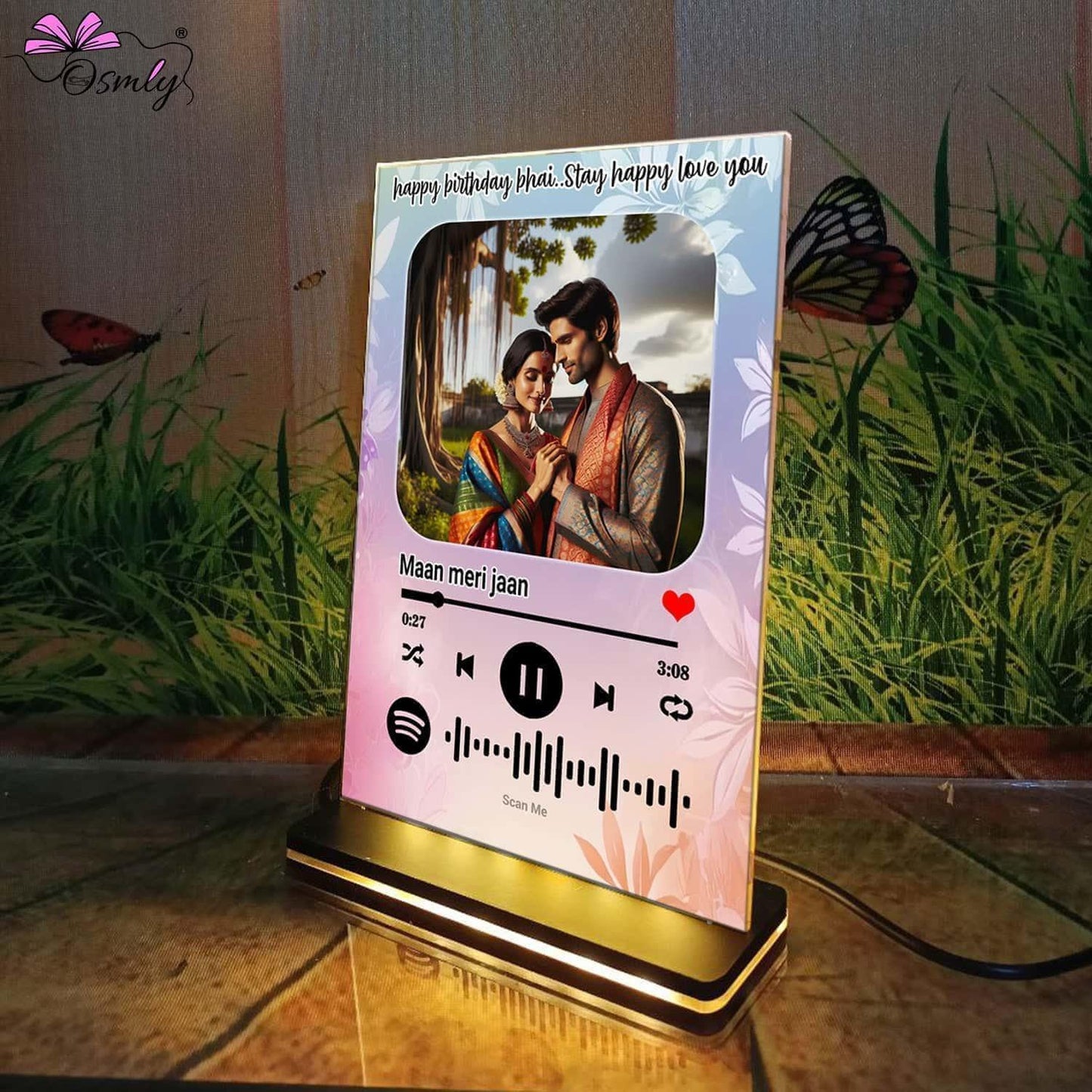 Warm Leafe Spotify Plaque - OSMLY