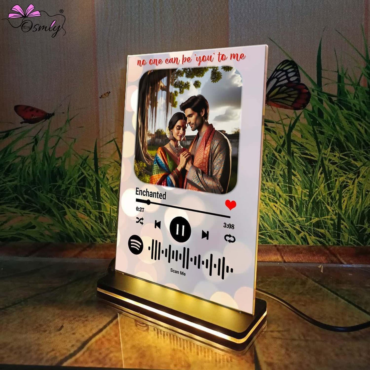 Acrylic Spotify Love Frame - OSMLY