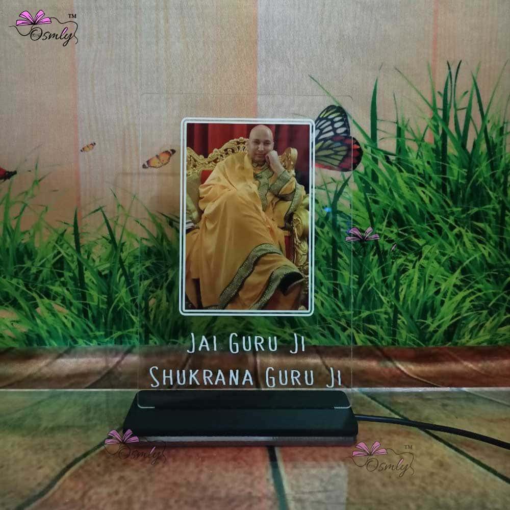 Guruji Maharaj Swaroop LED Lamp - OSMLY