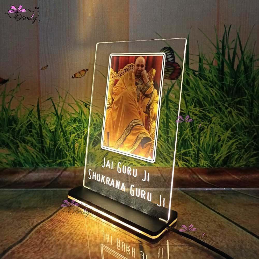 Guruji Maharaj Swaroop LED Lamp - OSMLY