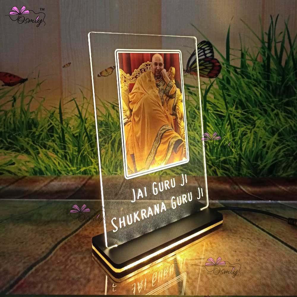 Guruji Maharaj Swaroop LED Lamp - OSMLY