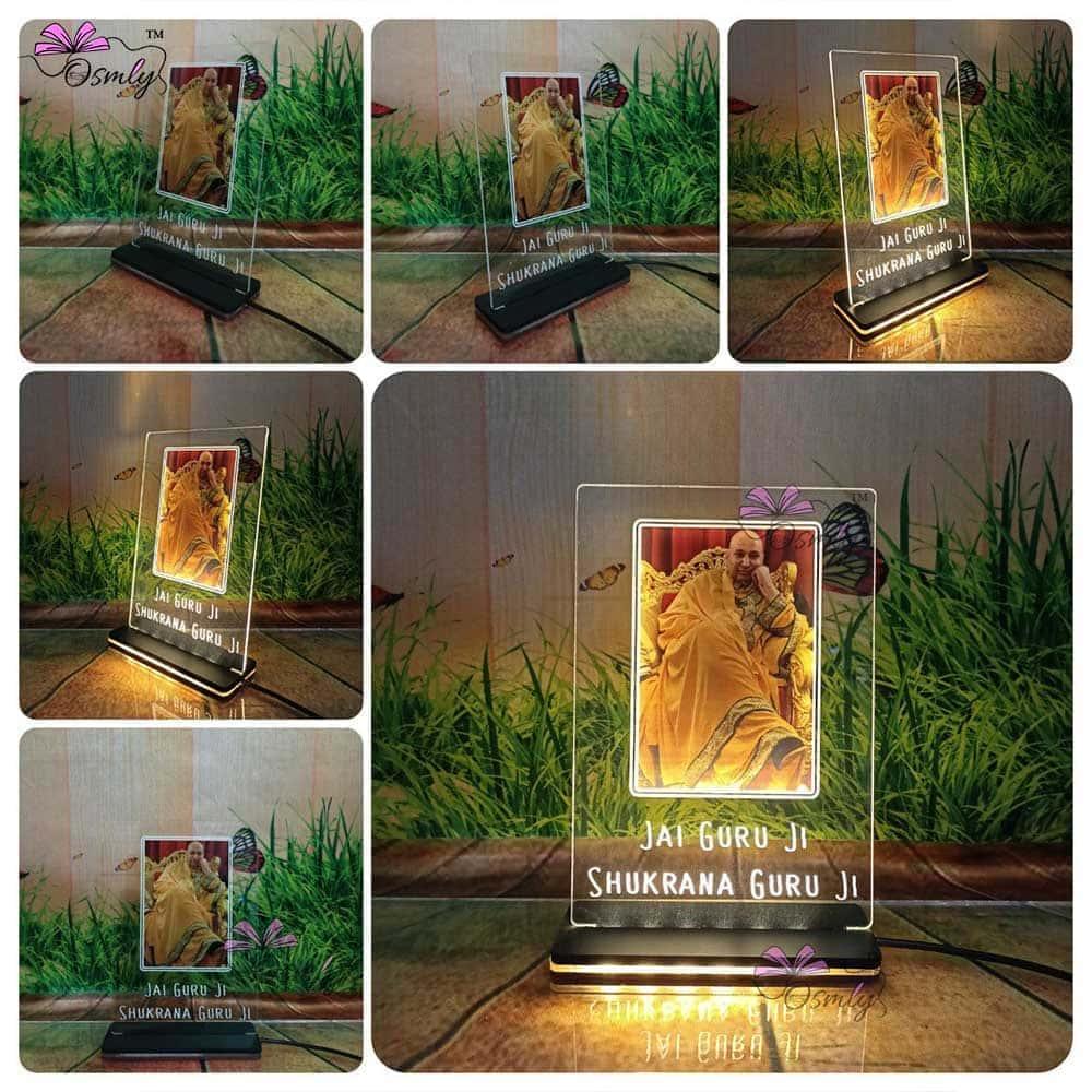 Guruji Maharaj Swaroop LED Lamp - OSMLY