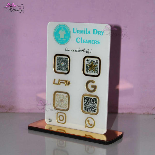 Acrylic Rectangular QR Stand - OSMLY