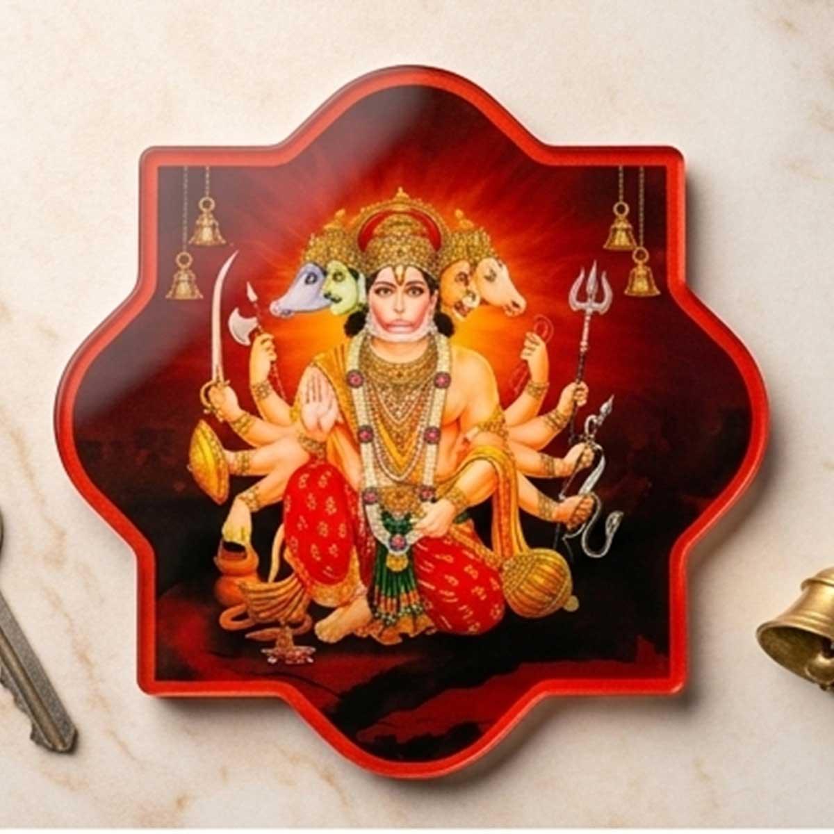 AcrylicPanchmukhiHanumanKavaches - OSMLY