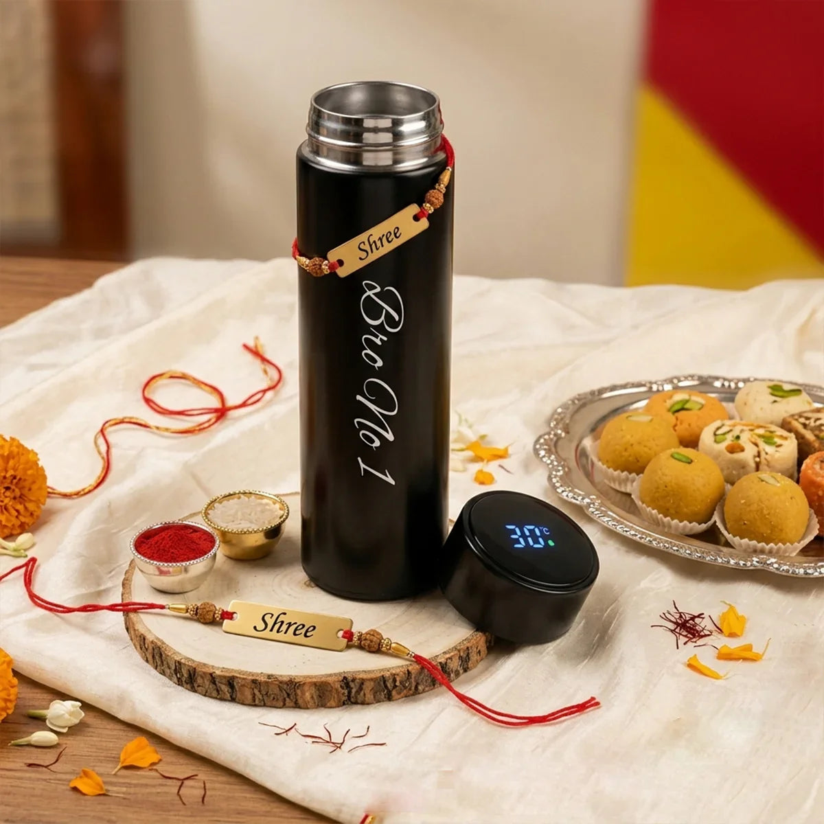CustomizedBottleRakhiCombogiftidea - OSMLY