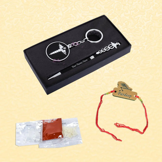 Customized Rakhi Pen Combo Set - OSMLY