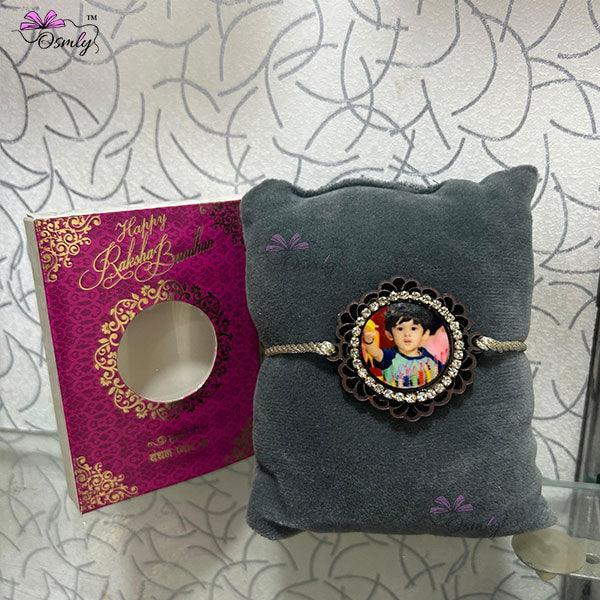 Customized Stone Photo Rakhi - OSMLY