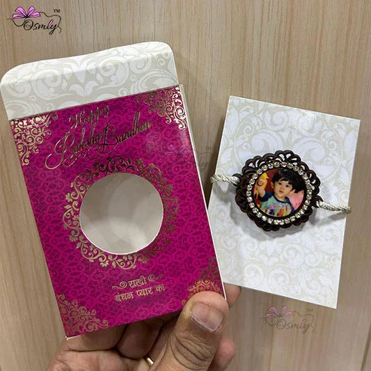 Customized Stone Photo Rakhi - OSMLY