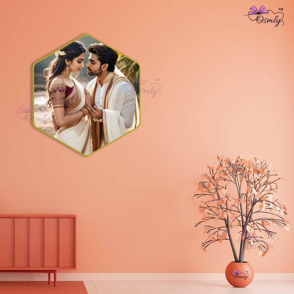 Customized UV Print Hexagonal Frame - OSMLY