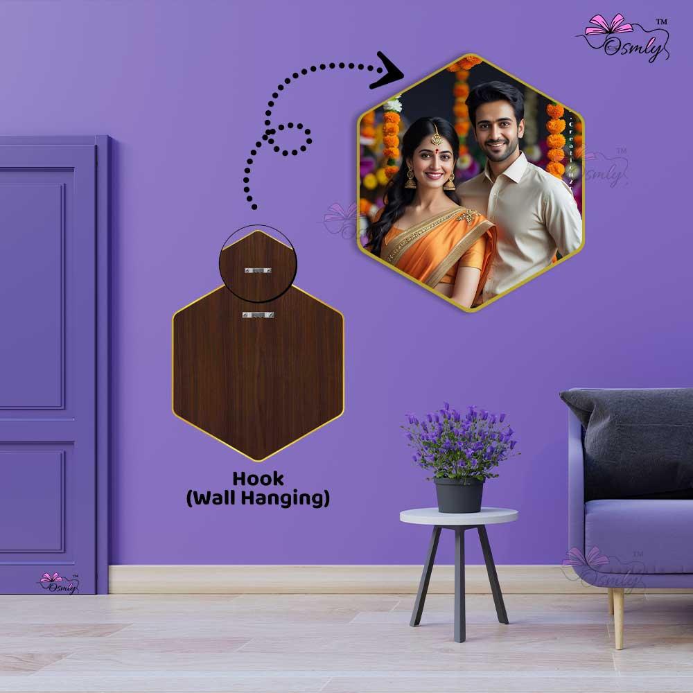 Customized UV Print Hexagonal Frame - OSMLY