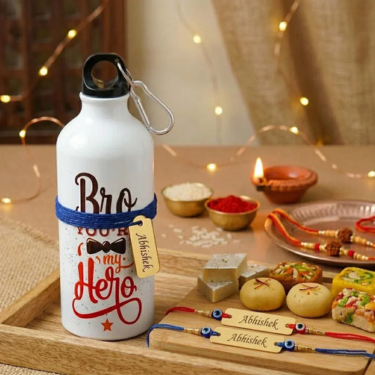 Evil Eye Rakhi & Sipper Combo