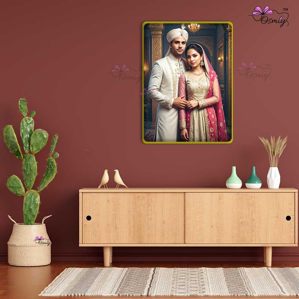 Gold Border Acrylic UV Frame - OSMLY