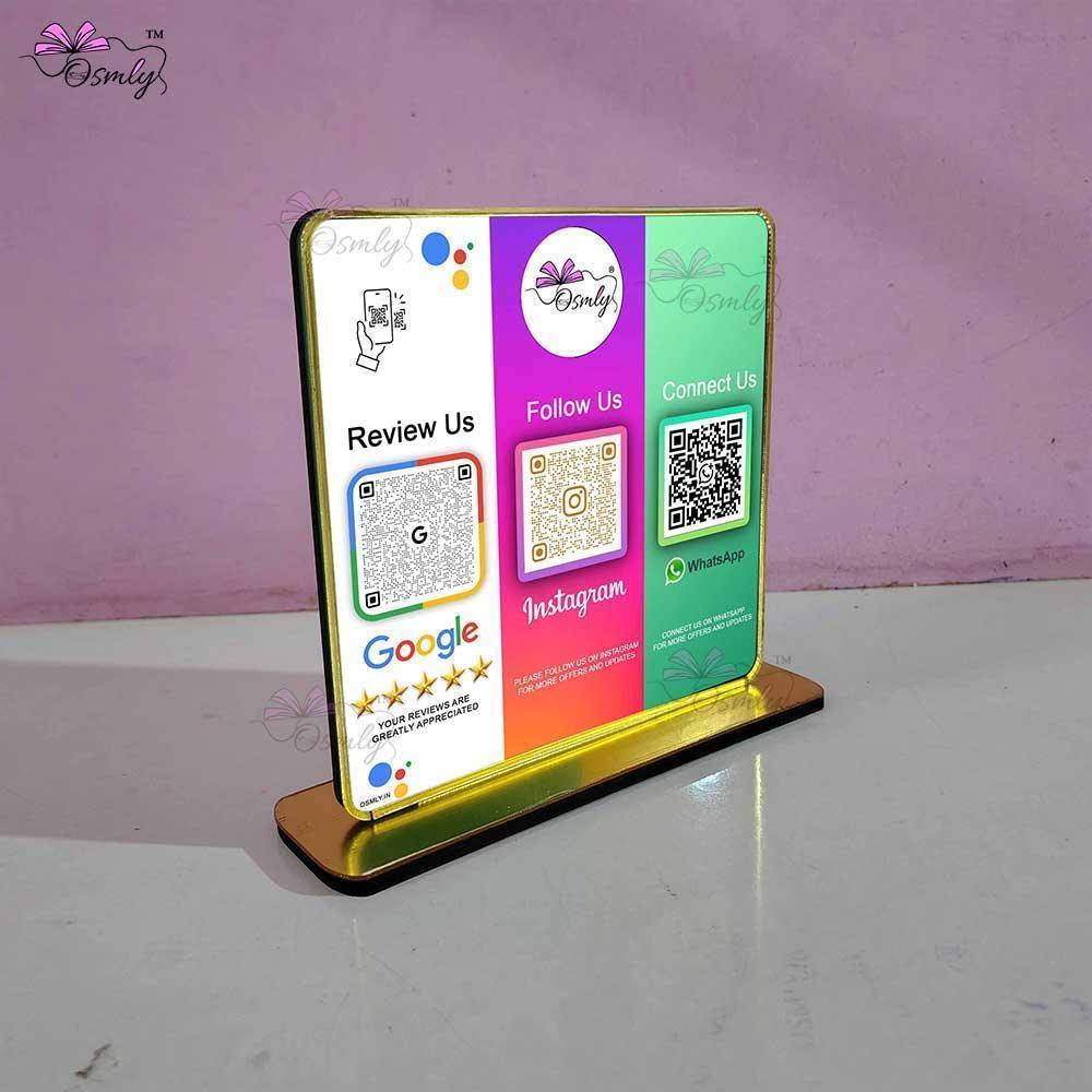 Google Instagram Whatsapp QR - OSMLY